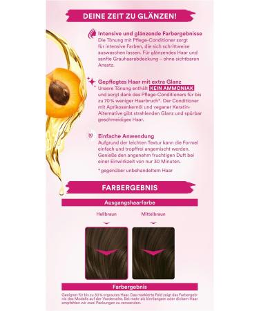 Tinted Cream Palette 5-0 Medium Brown (3 x 115 ml) temporary hair colour for intense colours and shine up to 28 washes ammonia-free - Buy Online on GoSupps.com