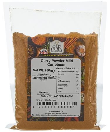 Old India Curry Powder Mild Caribbean 250g