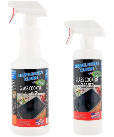 Absolutely Clean Ceramic & Glasstop Oven Cleaner - Fume-Free, Scratch-Free, Streak-Free - Powerful Natural Enzymes - USA Made (16 oz) - Buy Online on GoSupps.com