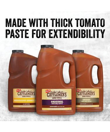 Cattlemen's Mississippi Honey BBQ Sauce 1 gal - Bulk Gallon Container, Perfect for Dipping and BBQ Recipes - Buy Online on GoSupps.com