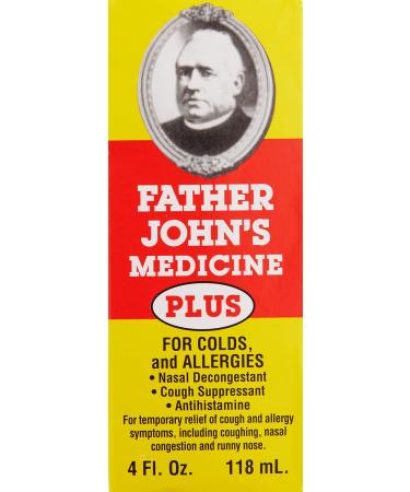 Father John's Medicine Plus Liquid 4 Fl Oz - Cold and Allergy Relief (Pack of 1) - Buy Online on GoSupps.com