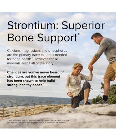 Terry Naturally Strontium Capsules - 60ct x 2 - Bone Strength Support - Non-GMO Gluten Free Kosher - Buy Online on GoSupps.com