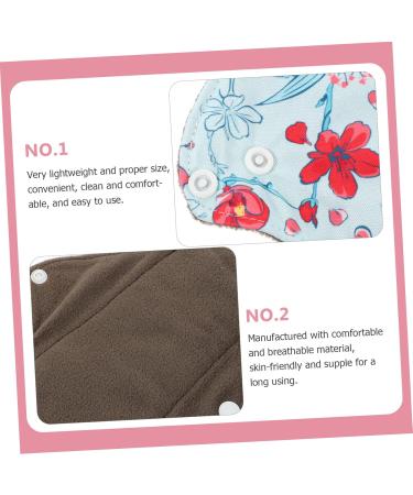 Gleavi Washable Incontinence Napkin Set | Silent Female Menstruation Pads | Eco-Friendly Bamboo Cushion Inserts | International Shipping - Buy Online on GoSupps.com