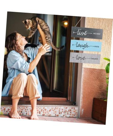 Abaodam Decorative Wooden Pendant Wood Decor Outdoor Signs Wood Wall Decor Wooden Wall Sign Vintage Office 35X30CM As Shown1 - Buy Online on GoSupps.com