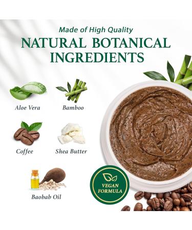 Natural Elements Botanicals Moisturizing Facial Polish Gentle Face Scrub 2-in-1 Facial Scrub Hydrating & Exfoliating Face Scrub Facial Exfoliator w/Bamboo & Coffee 4 oz - Buy Online on GoSupps.com