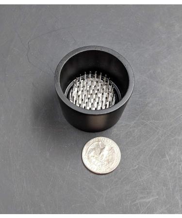 JWL HAWNKOA Black Kenzan Ikebana Flower Arranger Pin Frog - 1.875 Inch Tapered Cup - Buy Online on GoSupps.com