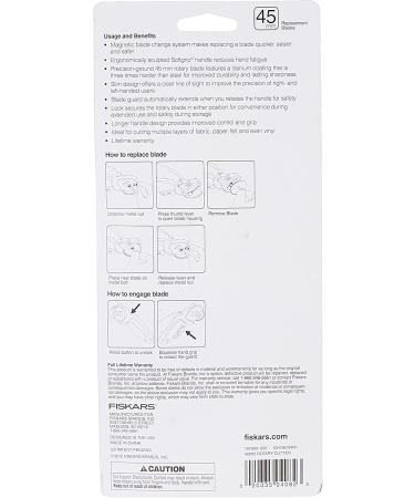 Fiskars 197990-1001 Easy Change Ergo Control Rotary Cutter  45mm - Buy Online on GoSupps.com