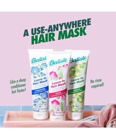 Batiste Heat Protectant & Leave-In Conditioner Hair Mask - Repair & Restore Vitamin E Infused 4.3oz (Pack of 2) - Ideal for Dry or Wet Hair - Buy Online on GoSupps.com