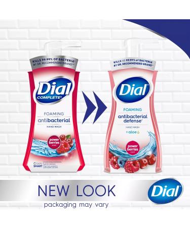 Dial Antibacterial Foaming Hand Wash - Power Berries 7.5 Oz Pump Bottle | Bulk 8/Carton - Shop Now - Buy Online on GoSupps.com