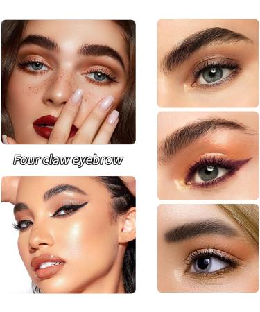 3D Microblading Eyebrow Pencil with 4 Fork Tip 2024 New Magic Eyebrow Pencil Contouring Pen Natural Makeup Fine Stroke Long-Lasting Waterproof Eyebrow Pencil Stay on All Day (2PCS Dark Brown) - Buy Online on GoSupps.com