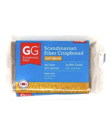 GG Scandinavian Fiber Crispbread with Oat Bran - 10 Pack (3.5 ounce-100 gram) - The Appetite Control Cracker 3.52 Ounce (Pack of 10)