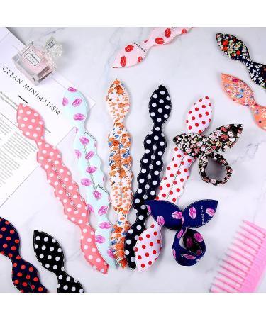 12-Piece Rabbit Ear Sponge Bun Maker Set for Women and Girls - Hair Accessories for Styling Bun, Ponytail, French Twist - Buy Online on GoSupps.com