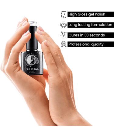 Dream Goddess UV Gel Polish Glitter Sparkle Gel For Sparkle Gel Nails 10ml (Quartz Sparkle) - Buy Online on GoSupps.com