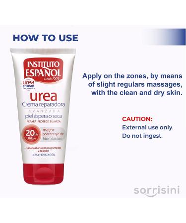 Instituto Espa ol Hand Cream Urea Urea Hydrating Moisturizing Cream Creme Urea Regenerating Intensive for Rough Skin Body Cream to Prevent Dehydration Set 150ml - Buy Online on GoSupps.com
