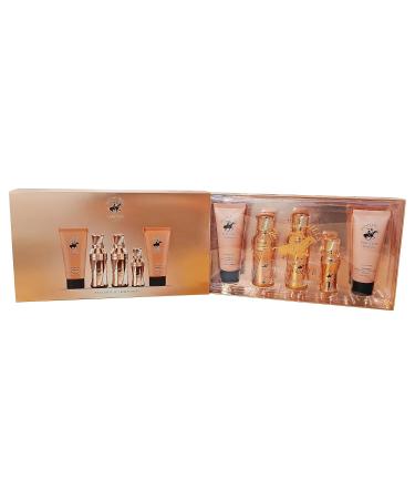 Beverly Hills Polo Club BHPC Embrace Women's Exclusive 5 Piece Set Fragrance Collection with Natural Body Lotion Eau de Parfum (1.7oz & 0.5oz) and Hair Body Wash - Perfect Holiday Gift for Her - Buy Online on GoSupps.com