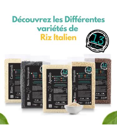  13 di Ilaria 1 kg Apollo Rice (Italian alternative to exotic or fragrant rice such as Basmati and Jasmine) 13 by Ilaria - Made in Italy (2) - Buy Online on GoSupps.com