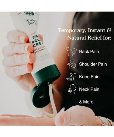 Nature's Willow Willow Balm Natural Pain Relief Cream for Muscles & Joints | Fast-Acting with Willow Bark & Menthol | Free from Artificial Fragrances & Dyes | 3-Pack | 3.5 fl oz 3.5 Fl Oz ( 3 Pack ) - Buy Online on GoSupps.com