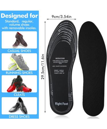 Buy WLLHYF Soft Latex Shoe Insoles - Breathable & Trim to Fit Replacement Pads for Sneakers Flats & More - Ideal for Women Men & Kids - International Shipping Available - Buy Online on GoSupps.com
