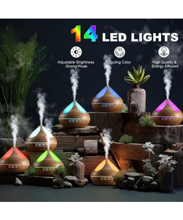 500ML Diffuser Set with 8 Essential Oils | Remote Control, Timer, & Auto-Off | Aromatherapy, Air Freshener, & Humidifier Combo for Bedroom - Buy Online on GoSupps.com
