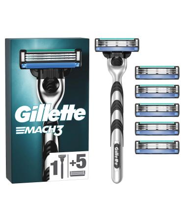 Gillette Mach3 wet razor men razor + 6 razor blades with 3-blade gift for men old