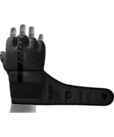 RDX Professional MMA Gloves - Black Leather Training & Sparring Gear for Kickboxing Muay Thai & Martial Arts | XL Size - Buy Online on GoSupps.com