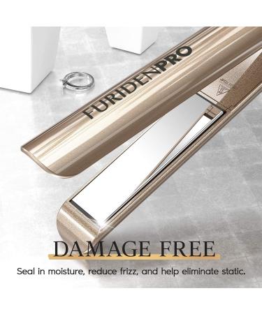 FURIDEN PRO 2-in-1 Hair Straightener and Curler - Gold | No Frizz, Long-Lasting Finish - Buy Online on GoSupps.com