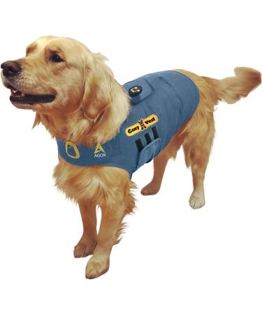 Cozy Vest 3-in-1 Dog Anxiety Vest Music & Aromatherapy Coat Relaxing Sound & Essential Oil Scent Canine Stress Relief Fireworks Thunder Separation Shirt Jacket Thunderstorm (Gray XL 65-110 Lbs ) XL 65-110 Lbs Gray - Buy Online on GoSupps.com
