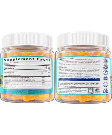 2Pack Kava Kava Gummies, Sugar Free Calm Gummies w/Rhodiola Rosea, Ashwagandha, L-Theanine, GABA, Melatonin-Free Kava Blend for Relaxation, Calm and Focus - Alternative to Kava Powder Capsules, Vegan 60 Count (Pack of 2) - Buy Online on GoSupps.com