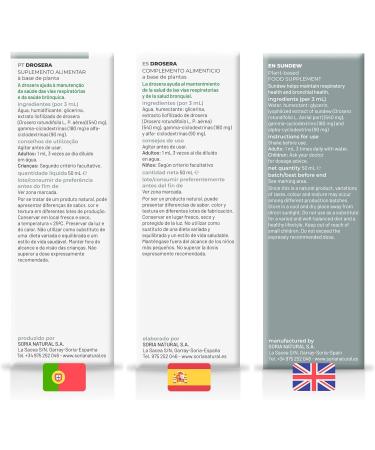 Soria Natural Soria Drosera Rotundifolia XXI extract 50 ml - Buy Online on GoSupps.com