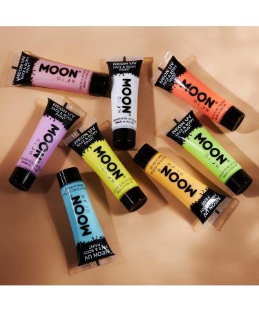 12ml Neon UV Face & Body Paint in Pastel Yellow | Moon Glow - Buy Online on GoSupps.com