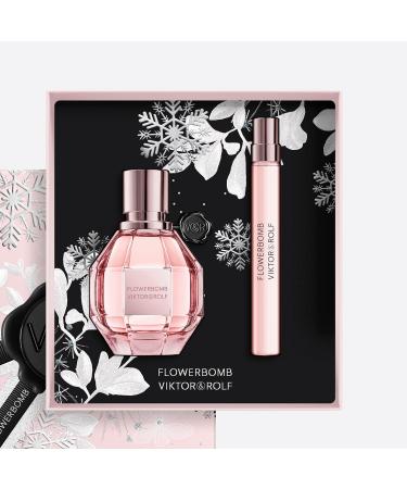 Viktor&Rolf - Flowerbomb Eau de Parfum - Women's Perfume Travel Holiday Gift Set - Floral & Woody - With Notes of Rose Peony & Patchouli - Full Size Perfume 1.7 Fl Oz Travel Size Perfume 0.3 Fl Oz - Buy Online on GoSupps.com