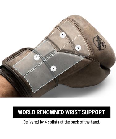 Hayabusa T3 LX Leather Boxing Gloves - 16oz Brown - Men and Women Training Sparring Heavy Bag Mitt Work - Buy Online on GoSupps.com