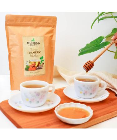Moringa Mantra Moringa Turmeric Herbal Tea Infusion 50 Enveloped Tea Bags Organically Grown Moringa - Buy Online on GoSupps.com