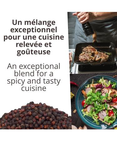 Khla - Organic Kampot Black & Red Pepper Blend - Pepper Tube Grains 120g - Limited production - Asian spice - Cambodia origin - Buy Online on GoSupps.com