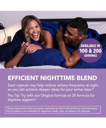 Saw Palmetto PM for Men with Melatonin 3mg - Night Time Prostate Health Supplement for Bladder and Sleep Support - Reduce Urinary Frequency - 200 Count - Vegan Non-GMO Capsules - Over 6 Month Supply with Melatonin (200 Cou  - Buy Online on GoSupps.com