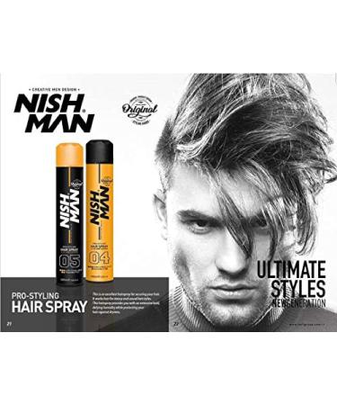 nishman Hair Styling Series (Hair Spray 05 400ml) - Buy Online on GoSupps.com