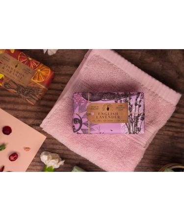 English Soap Co. Lavender Soap Bar 190g - Anniversary Collection - Pack of 1 - Buy Online on GoSupps.com