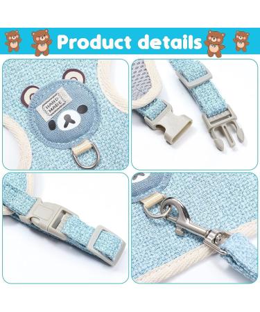 3-Piece Adjustable Rabbit & Cat Leash Set | Durable 120cm Leash & Cat Dishes for Dwarf Rabbits | Ideal for Cats & Small Pets (1-3kg) - Buy Online on GoSupps.com
