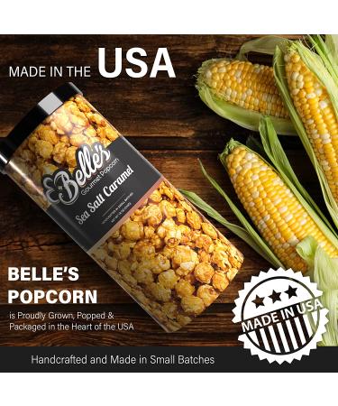 Sea Salt Caramel Popcorn Canister - Premium Gourmet Snacks | Non-GMO Kernels | Perfectly Popped | Movie Night Treats - 12 oz - Buy Online on GoSupps.com