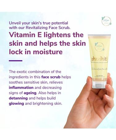Shudhiti Smooth Face Scrub | 100ml | Luxurious Glowing Beauty for All Skin Types - Men & Women - Buy Online on GoSupps.com