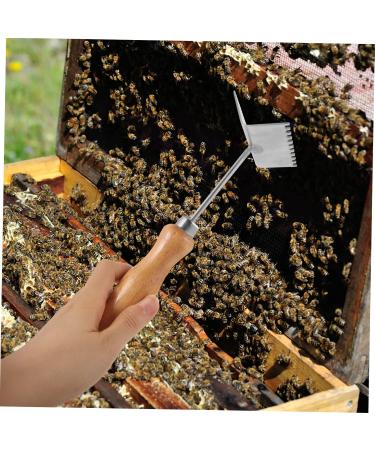 Mipcase King Partition Cleaning Shovel Beehive Cleaning Shovel Household Beekeeping Shovel Beehive Scraping Tool Cleaner Stainless Steel Italian Bee Professional Beehive Shovel 21x6.2cm As Shown - Buy Online on GoSupps.com