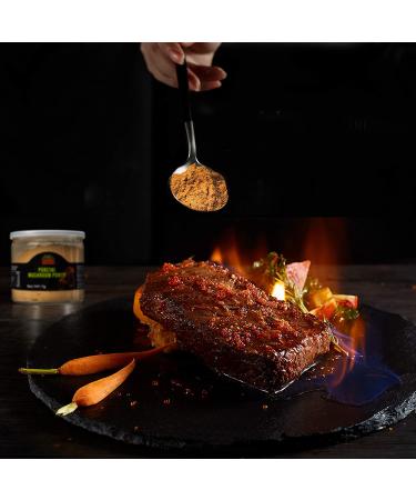 Dried Porcini Mushroom Powder - 5 oz | Vigorous Mountains | Premium Quality - Buy Online on GoSupps.com