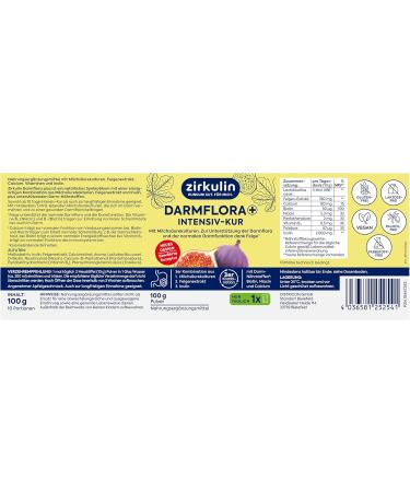 Circular Darmflora Plus 600g Powder - Dietary Supplement for Healthy Intestinal Flora with Vitamins B3 B7 Calcium & Biotin - Ideal for Cures & Long-Term Use - Buy Online on GoSupps.com