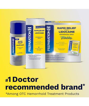 Preparation H Rapid Relief Hemorrhoid Cream with Lidocaine - 0.75 Oz Tube - Buy Online on GoSupps.com