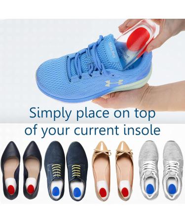 Sulpo Gel Heel Cushion Inserts for Heel Spur - Silicone Gel Insoles for Men & Women - Comfortable Heel Protection - Size 36-39 - 1 Pair - Buy Online on GoSupps.com