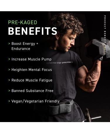 KAGED MUSCLE Pre Workout Powder for Men & Women - Intense Energy, Focus & Pumps - Fruit Punch Flavor - 20 Servings - Buy Online on GoSupps.com