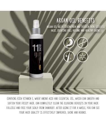 11 in 1 Almond Oil Moisture Leave In Conditioner Detangler Spray Argan oil Conditioning Cream Daily Hair Moisturizer Stay In Conditioner Keratin Cream Hair Serum for Frizzy Dry Damaged Hair 8.6 Fl Oz (Pack of 1) - Buy Online on GoSupps.com