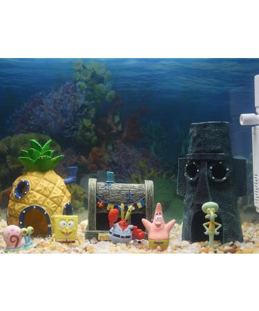 Be Sailed Spongebob Aquarium Decoration | 3 Pack Fish Tank Ornament - Enhance Your Aquarium! - Buy Online on GoSupps.com