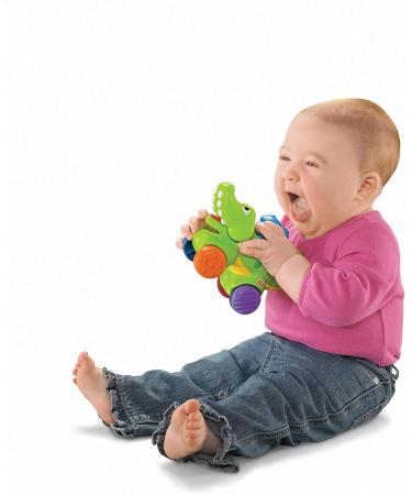Fisher Toys Amazing Animals Press and Go Gator | Fun Infant Toy for Toddlers 6-36 Months - International Shipping Available - Buy Online on GoSupps.com
