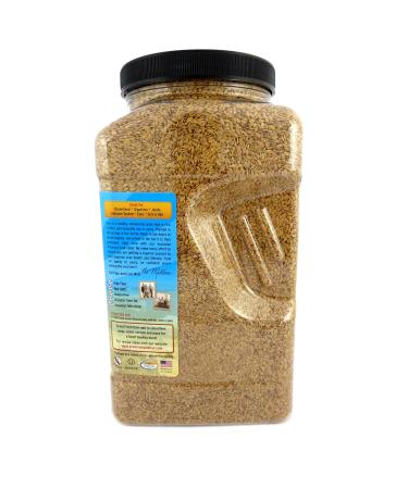 Premium Gold Whole Flax Seed 96oz - High Fiber & Omega-3 Superfood - Buy Online on GoSupps.com